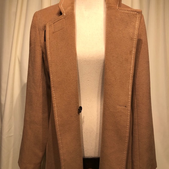 Pink Lady camel cashmere trench coat - Picture 10 of 12